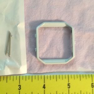white frame with pins for Fit Bit Blaze NWOT
